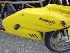 R&G racing padacie chrániče-Ducati 600SS/750SS/900SS/1000DS (&#39;99-&#39;00), čierne
