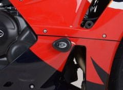 R&G racing aero padacie chrániče, Honda CBR600RR &#39;(&#39;13-), (potrebná úprava kapotáže), čierne