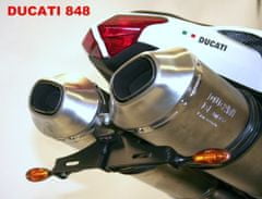 R&G racing držiak evidenčného čísla, Ducati 1098S & 848 '08-(vrátane mikroblindrov), čierny
