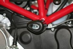R&G racing aero padacie chrániče, Ducati Monster &#39;01-/Multistrada 1100 &#39;07-, čierne