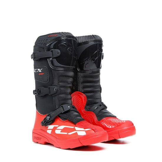 TCX topánky COMP KID detské černo-červené