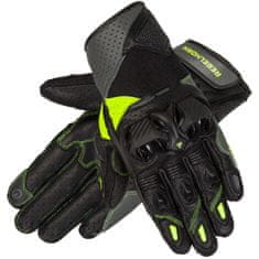 Rebelhorn rukavice FLUX II černo-žlto-zelené 2XL
