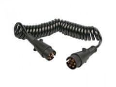 MULTIPA Prepojovací kábel špirálový 2 x 7-pin, 7 x 1 mm, PVC koncovky, MULTIPA