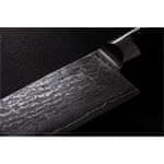 G21 Sada nožov Damascus Premium v bambusovom bloku, Box, 3 ks + brúsny kameň