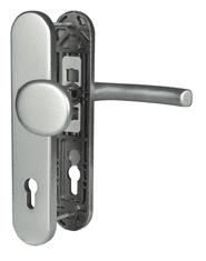 blaugelb Dverové kovanie kľučka-guľa KGT50, PZ92, F1 strieborná