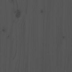 Vidaxl Kompostér sivý 100x100x102 cm masívne borovicové drevo