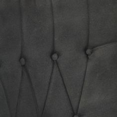 Vidaxl Kreslo s vysokým operadlom, čierne, čalúnené plátnom