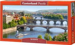 Castorland Puzzle Vltavské mosty 4000 dielikov