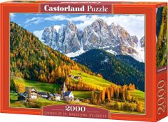 Castorland Puzzle Kostol svätej Magdalény, Dolomity 2000 dielikov