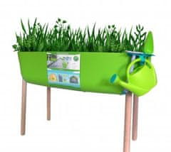 Plastkon Vyvýšená záhradka s náradím Candy Mix - zelená