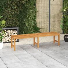 Petromila vidaXL Záhradná lavička 180 cm masívne tíkové drevo