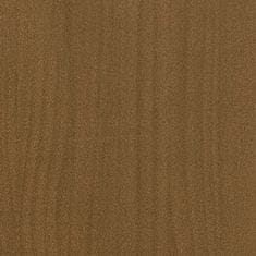 Vidaxl Komoda medovo-hnedá 70x33x76 cm masívne borovicové drevo