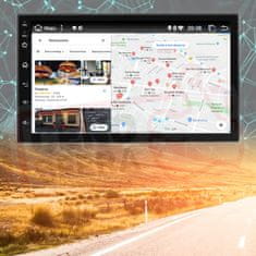 Multimediálny prehrávač do auta, AUTORÁDIO 2 din 7palcové Android 13.0, GPS navigáciou, WIFI, USB, Bluetooth, + zadná kamera