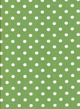 HAMAVISS textil HAMAVISS obrus – zelená s bodkami 70×70 cm