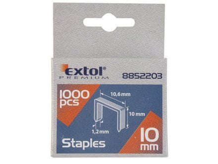 Extol Premium Spony (8852201) 1000ks, dĺžka/L 6mm