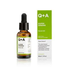 Q+A Pleťový olej Super Greens (Facial Oil) 30 ml