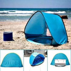 Netscroll Pop Up Sun Plážový stan s UV ochranou a integrovaným bazénom pre deti a batoľatá, BabyTent
