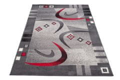 Chemex Moderný koberec 4596A DARK GRAY CHEAP PP CRM 1.40x2.00