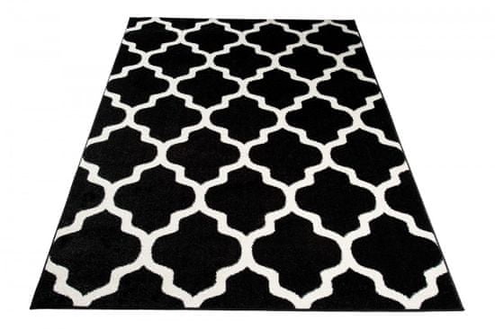 Chemex Moderný koberec K082A BLACK MAROKO O0X 1.20x1.70