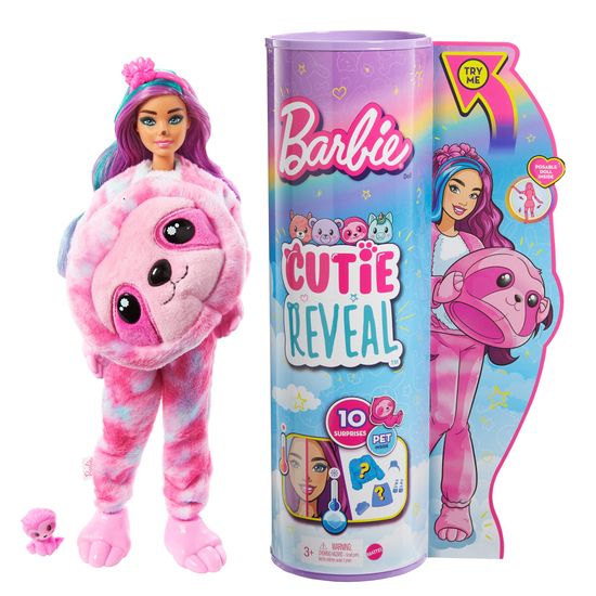 Mattel Barbie Cutie Reveal bábika séria 2 Vysnená krajina - Leňochod HJL56