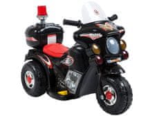 Lean-toys LL999 Motocykel na batérie Black