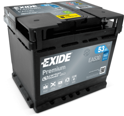 Exide Premium 53Ah Autobatéria 12V , 540A , EA530