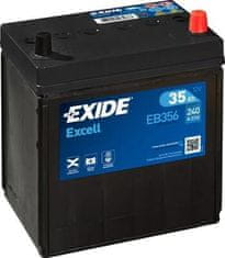 Exide štartovacia batéria Excell 12V 35Ah 240A EB356