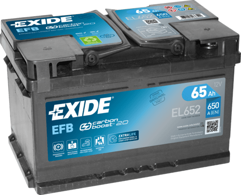 Exide EFB 65Ah Autobatéria Start-Stop 12V , 650A , EL652
