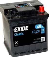 Exide Classic 40Ah Autobatéria 12V , 320A , EC400