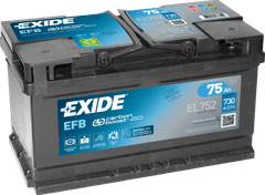 Exide EFB 75Ah Autobatéria Start-Stop 12V , 730A , EL752