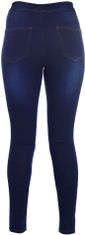 Oxford nohavice jeans SUPER JEGGINGS TW190 Short dámske indigo 12