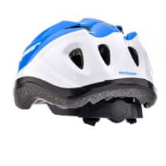 MTR Detská cyklistická prilba APPER modro-biela vel. S P-070-S