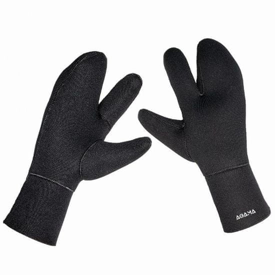 AGAMA Suché neoprénové rukavice trojprsté 6,5 mm