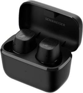 drobné slúchadlá do sennheiser cx se plus true wireless ovládacie dotykové tlačidlo 8h výdrž na nabitie Bluetooth nabíjací box handsfree mikrofón MEMS IPX4 odolnosť vode