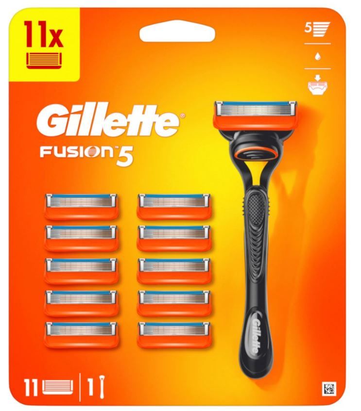 Gillette Fusion5 Holiaci Strojček + 11 holiacich hlavíc