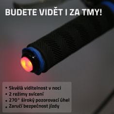 Popron.cz Zakončenie riadidiel s osvetlením LED