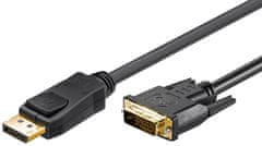 Kábel Display Port DP - DVI-D (24 pin) Goobay 1m
