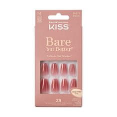 KISS Gélové nechty Bare-But-Better Nails Nude Nude 28 ks