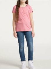 Ragwear Ružové dievčenské basic tričko Ragwear Violka 140