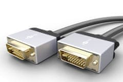 DVI-D - DVI-D (24+1 pin) DL Goobay Plus kábel 5m