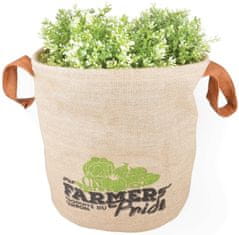 Esschert Design Jutová taška na bylinky Farmers Pride, veľká