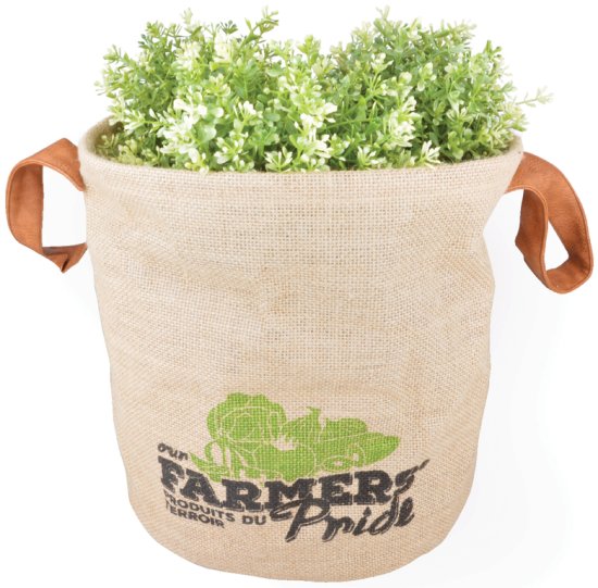 Esschert Design Jutová taška na bylinky Farmers Pride, veľká