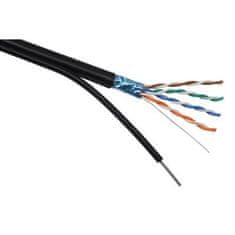 Solarix vonkajší kábel kat.5e FTP drôt samonosný 1m