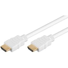 Kábel HDMI Goobay Gold White 15 m