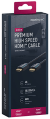 CLICKTRONIC HDMI 2.0 4K 60Hz 2m kábel