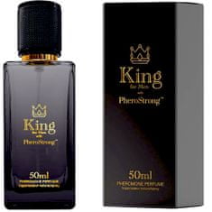 Phero Strong King men limitovana edicia pánsky parfum men s mužskými feromónmi vzbudiť vzrušenie autoritou 50ml PheroStrong