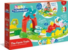 Clementoni BABY Interaktívna hracia sada vláčik na farme so zvukmi