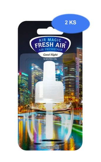 Fresh Air náhradná náplň elektrického osviežovača 19 ml Good Night (2 ks)