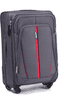 Cestovný kufor s rozšírením veľký, R020,šedý, 76x48x33