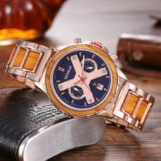 Bamboo  Luxusné pánske drevené hodinky REDAER